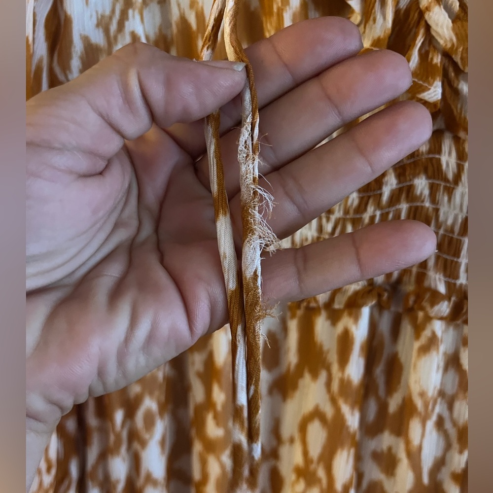 Anthropologie The Odetta Ruffled V-Neck Dress - Picture 4 of 8
